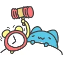 ⏰ emoji 咖波 動態② @Capoo_Stickers Telegram sticker 9 of 36