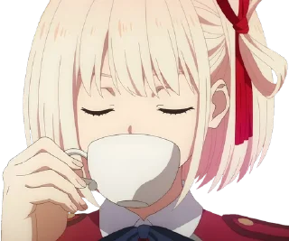 🧊 emoji Lycoris Recoil. @Anime_Sticker_noob Telegram sticker 21 of 67