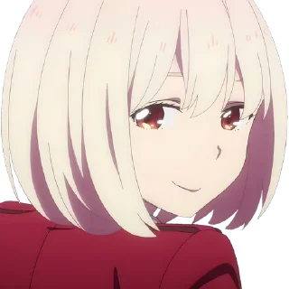 🧊 emoji Lycoris Recoil. @Anime_Sticker_noob Telegram sticker 13 of 67