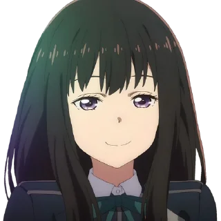🧊 emoji Lycoris Recoil. @Anime_Sticker_noob Telegram sticker 9 of 67