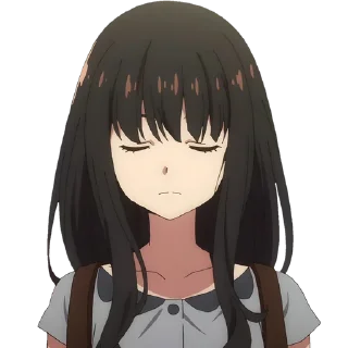 🧊 emoji Lycoris Recoil. @Anime_Sticker_noob Telegram sticker 18 of 67