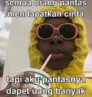 Sticker from random aja sie, punya @veraa_cui
