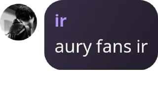 Sticker from fans ir