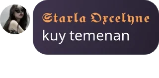 Sticker from star