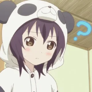 ❓ emoji Yuru Yuri Scene [@Otakuzdream] Telegram sticker 7 of 50