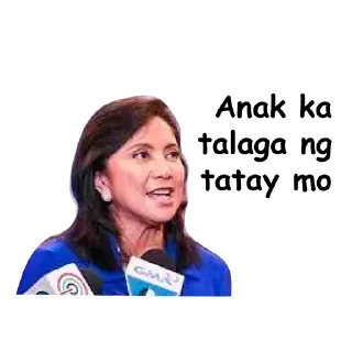 😤 emoji Mama Mo Leni Telegram sticker 17 of 26