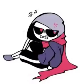 💀 emoji \~HORROR!SANS~/ Telegram sticker 23 of 120