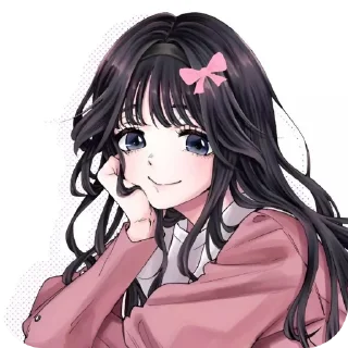 💇 emoji Waguri Telegram sticker 8 of 9