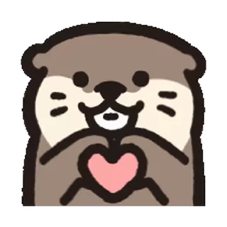 Sticker from Loc's Otter Animated emoji @RekcitsEnilbot