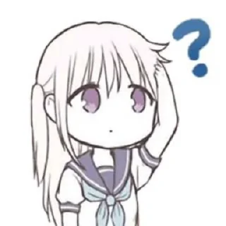 ❓ emoji fennel日常 Telegram sticker 5 of 48