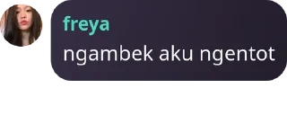 🫰 emoji freya pacar mark lee Telegram sticker 10 of 10