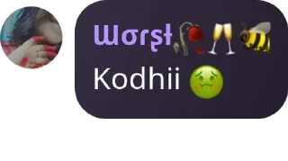 🤢 emoji @Bloodybitchh's Kang Pack Vol.0 Telegram sticker 9 of 78