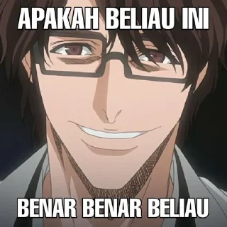Sticker from Aizen nyatir by: @KMMINJYEONG
