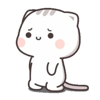 🥺 emoji cat cute Telegram sticker 5 of 23