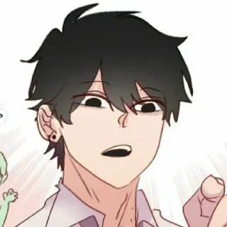 🎧 emoji Sho @stiker_webtoon Telegram sticker 12 of 20