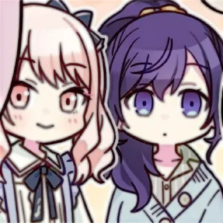 Sticker from 𓆩 @FatuiKnave ÇÇÇ @Azphycia ÇÇÇ  Asahina mafuyu 𓆪