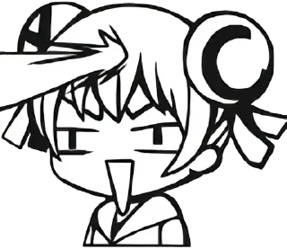 😰 emoji AC娘（自用） Telegram sticker 11 of 26
