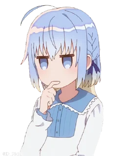 🤔 emoji @HD_Stickers 白聖女と黒牧師 Special Pack Telegram sticker 11 of 30