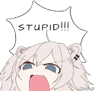 🤬 emoji Shishiro Botan @xyuji Telegram sticker 6 of 15