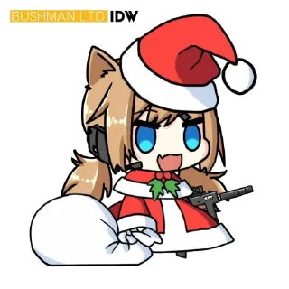 Sticker from Padoru GFL