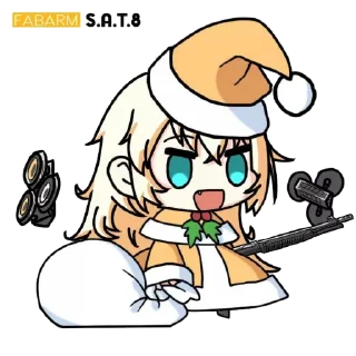 Sticker from Padoru GFL