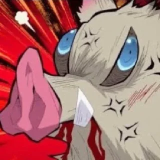 😤 emoji Demon slayer Telegram sticker 6 of 20