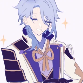 Sticker from Ayato Kamisato @KazuCredit