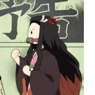 Sticker from Nezuko