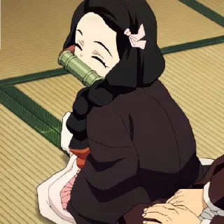 Sticker from nezuko