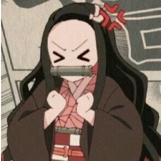😠 emoji nezuko Telegram sticker 18 of 25