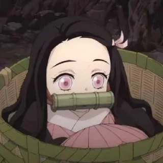 🙂 emoji nezuko Telegram sticker 5 of 25