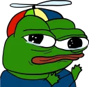 ☹ emoji Pepe Telegram sticker 19 of 59