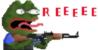 🔫 emoji pepe by @nottyPepe Telegram sticker 1 of 40