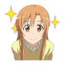 ✨ emoji Sword art online LINE stickers Telegram sticker 12 of 41