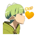 😘 emoji Sword art online LINE stickers Telegram sticker 14 of 41