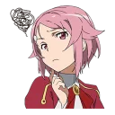 😕 emoji Sword art online LINE stickers Telegram sticker 22 of 41