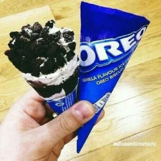 🥡 emoji Oreo @stiker_makanan Telegram sticker 11 of 23