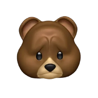 ☹️ emoji Bear Telegram sticker 14 of 15