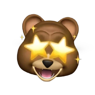 🤩 emoji Bear Telegram sticker 5 of 15