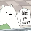 🙃 emoji ice bwear!! Telegram sticker 3 of 106