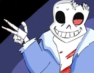 💀 emoji \~HORROR!SANS~/ Telegram sticker 20 of 120