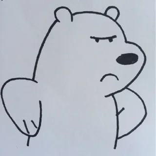 🐻 emoji gastør edisi drawing Telegram sticker 18 of 61
