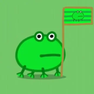 🚩 emoji frog Telegram sticker 7 of 21