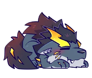 😴 emoji 玄组日常 Telegram sticker 22 of 26