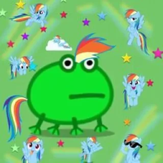 🌈 emoji frog Telegram sticker 11 of 21