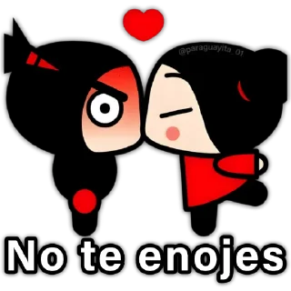 Sticker from ❤️👧🏻 Pucca y Garu 👦🏻❤️