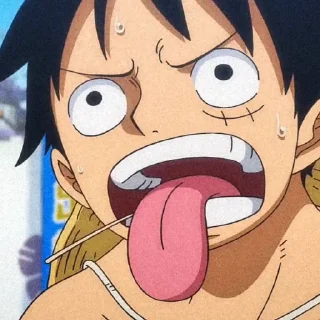 🥟 emoji ★!¡ Luffy – @LEVIOSAASTICKER Telegram sticker 13 of 80