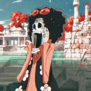 💀 emoji Brook Telegram sticker 16 of 20