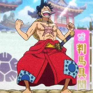 🥟 emoji ★!¡ Luffy – @LEVIOSAASTICKER Telegram sticker 23 of 80