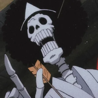 💀 emoji Brook Telegram sticker 20 of 20